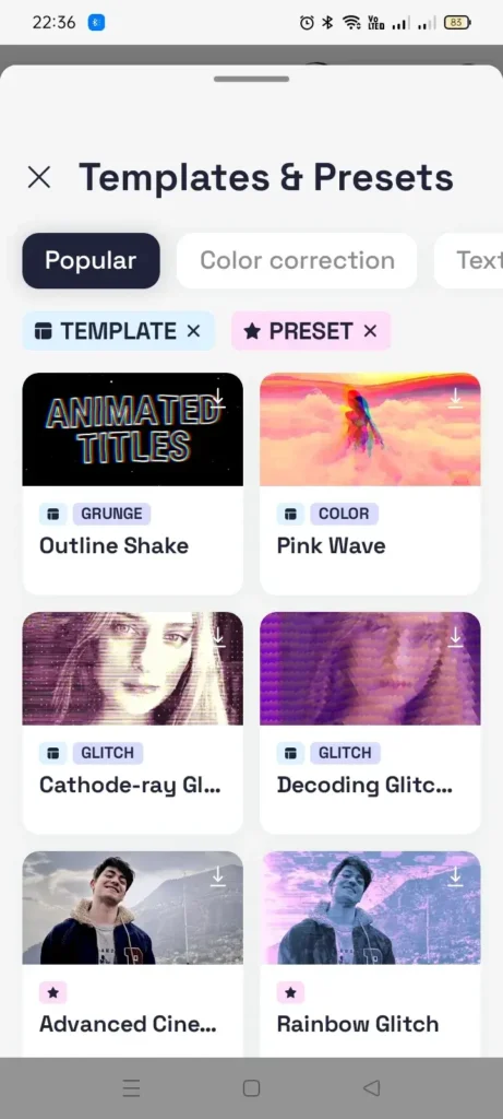 Alight-motion-templatess download